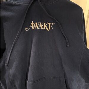 Awake NY Men's Navy Hoodie sz L preowned